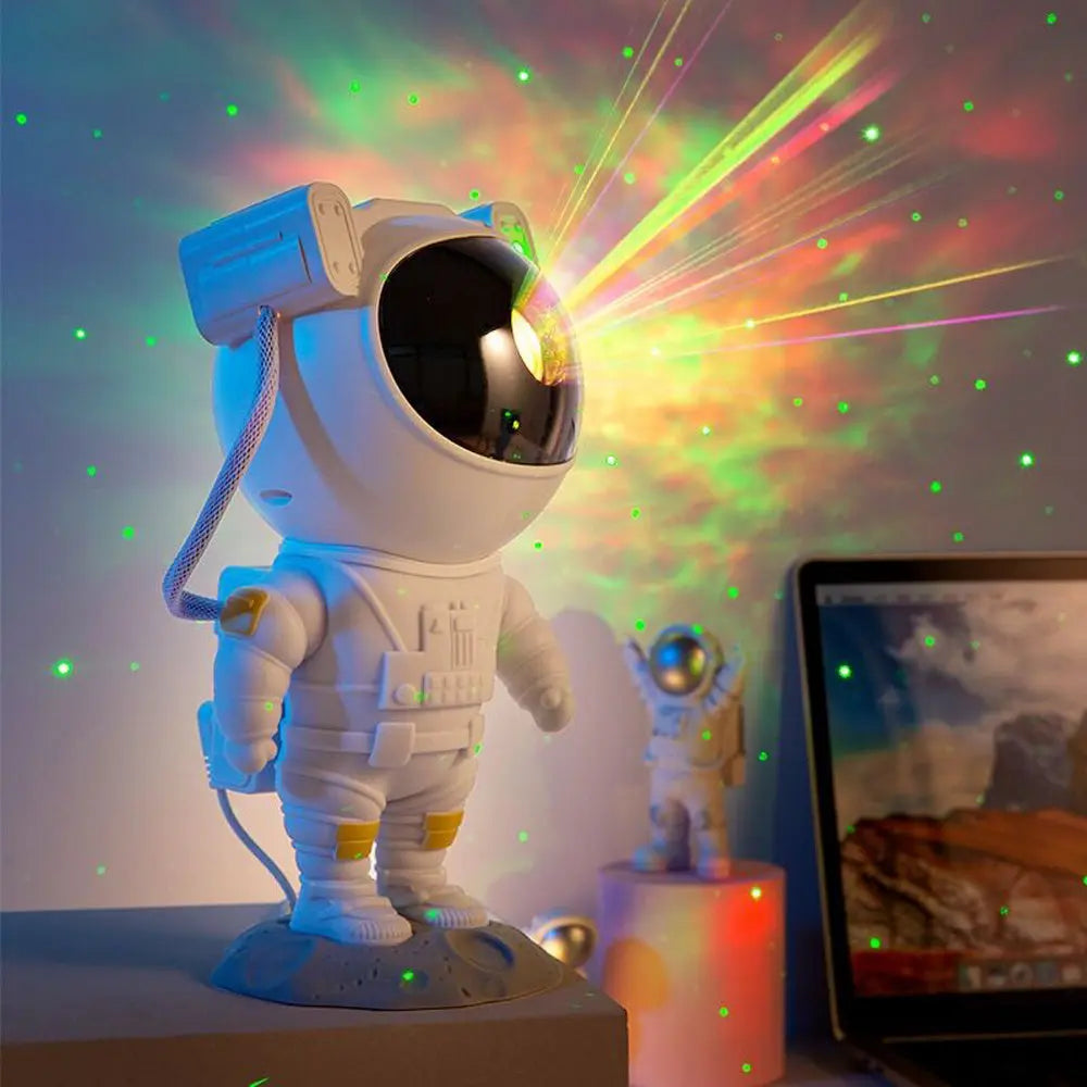 Creative Astronaut Galaxy Starry Sky Projector Nightlight USB Atmospher Bedroom Table Lamp Forease