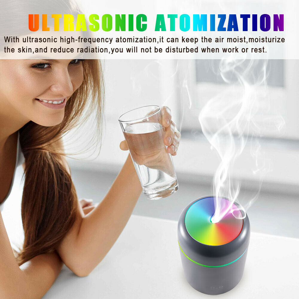 Aroma Essential Oil Diffuser Grain Ultrasonic Air LED Aromatherapy Humidifier Forease