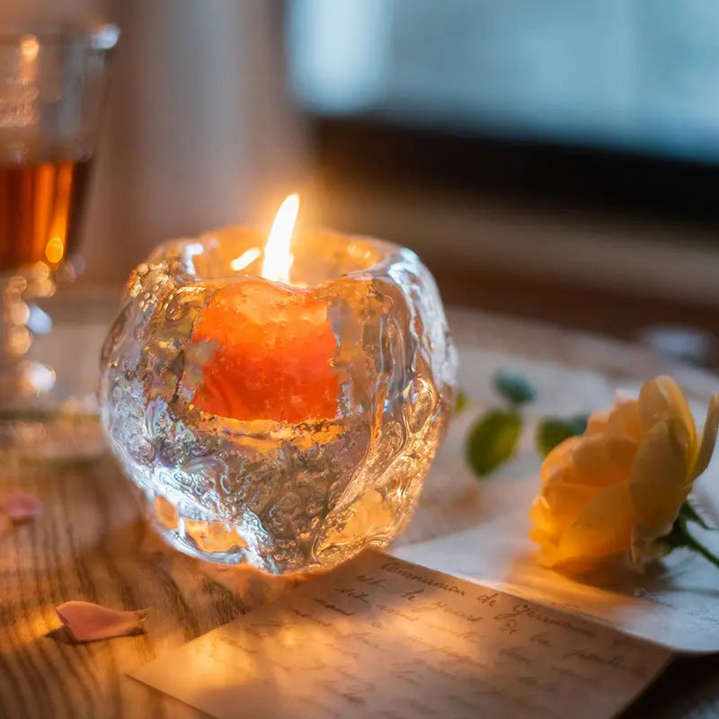 Decorative Tabletop Ornaments Glass Romantic Candle Light Cup Forease