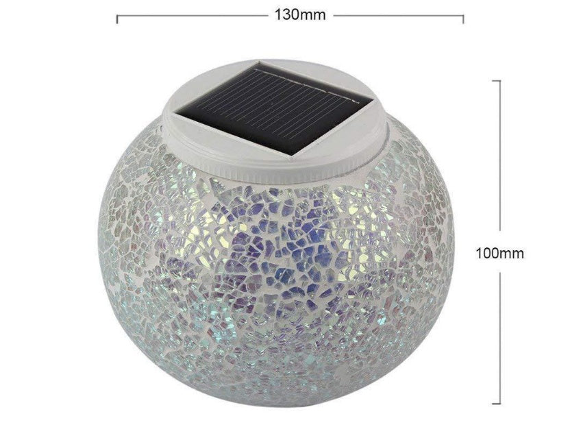 Mosaic Light Glass Led Light Solar Light Solar Garden Lawn Light Crafts