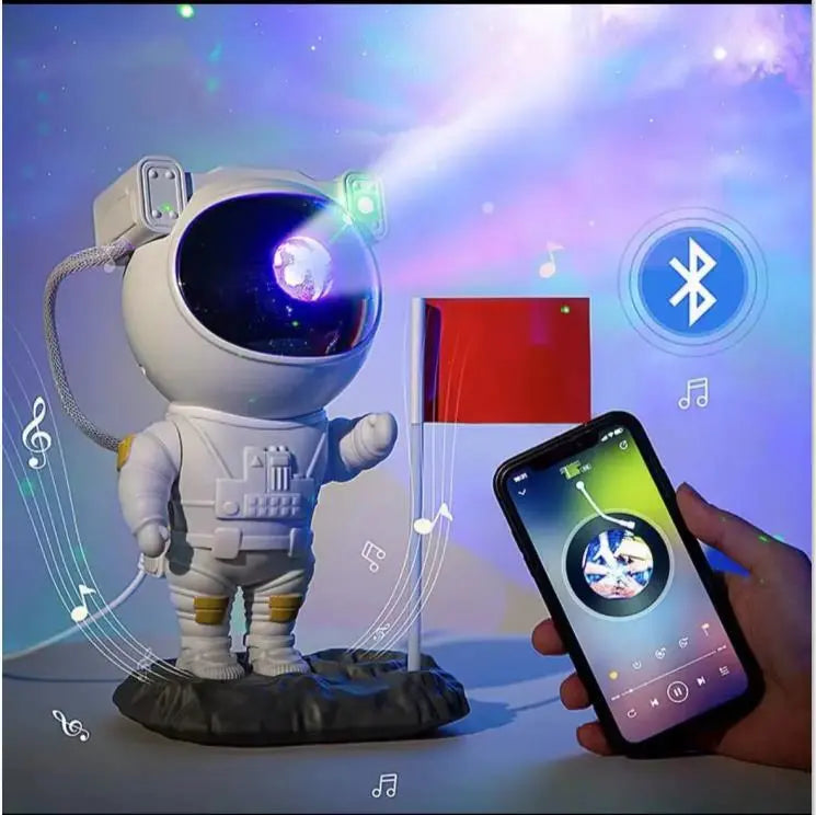 Creative Astronaut Galaxy Starry Sky Projector Nightlight USB Atmospher Bedroom Table Lamp Forease