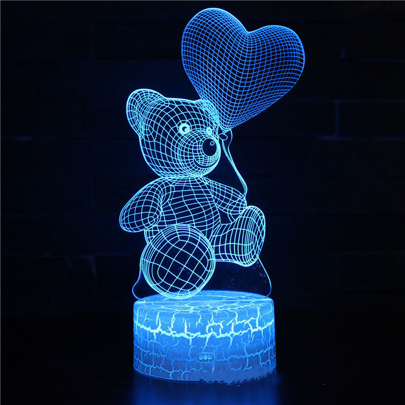 3D Lamp Acrylic USB LED Night Lights Neon Sign Lamp Xmas Christmas Decorations For Home Bedroom Birthday Decor Valentines Day Gifts Forease