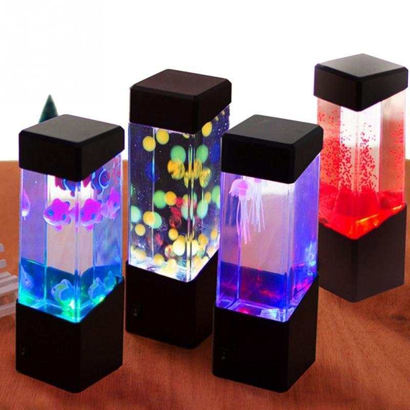 Colorful LED jellyfish night light Forease