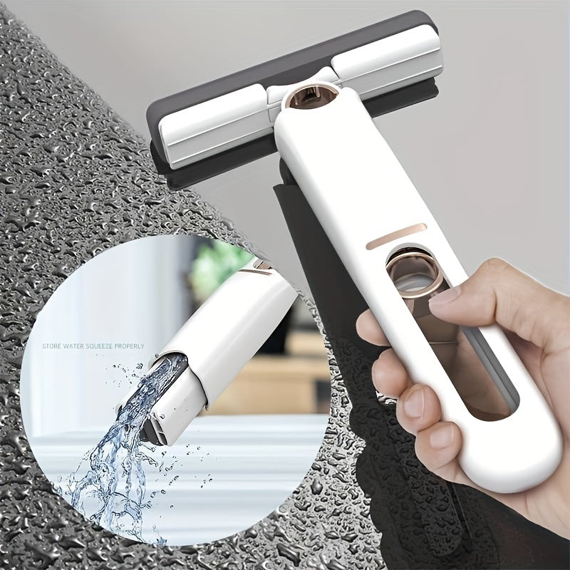 New Portable Self-NSqueeze Mini Mop, Lazy Hand Wash-Free Strong Absorbent Mop Multifunction Portable Squeeze Cleaning Mop Desk Window Glass Cleaner Kitchen Car Sponge Cleaning Mop Home Cleaning Tools Forease