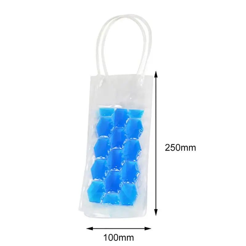 Portable Liquor Ice-cold Tool Rapid Wine Bottle Freezer Bag PVC Chilling Cooler Ice Bag Beer Cooling Gel Holder Carrier 2020 New Forease