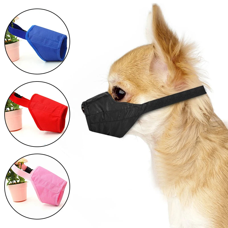 Adjustable Dog Mouth Muzzle Barking Nylon Anti Bark Bite Chew Training Products Pet Accessories for Large Small Medium Dog Pet Forease