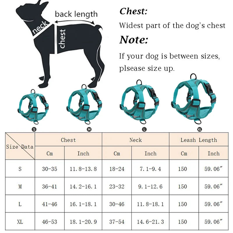 Reflective Pet Dog Harness and Leash Set for Small Dogs Chihuahua Yorkshire Fashion Breathable French Bulldog Puppy Harnesses Forease