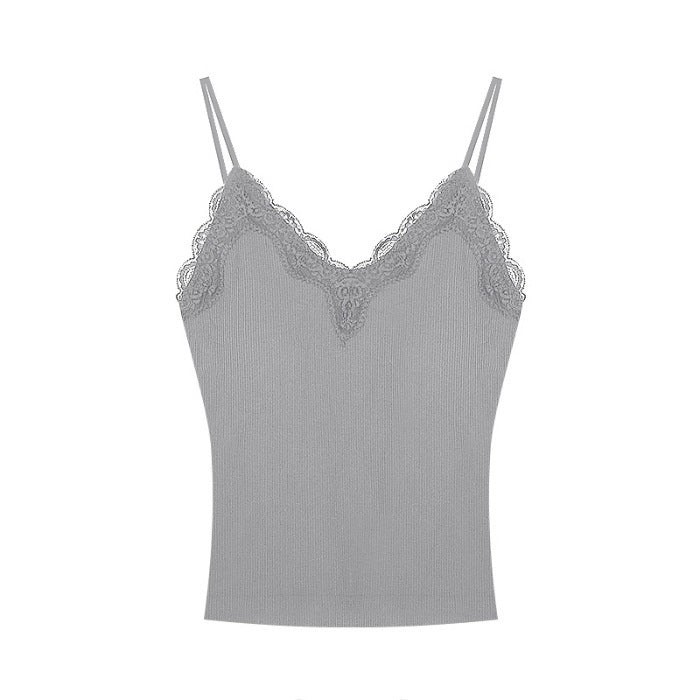 Underwear Padded Slim-fit Crop-top Forease