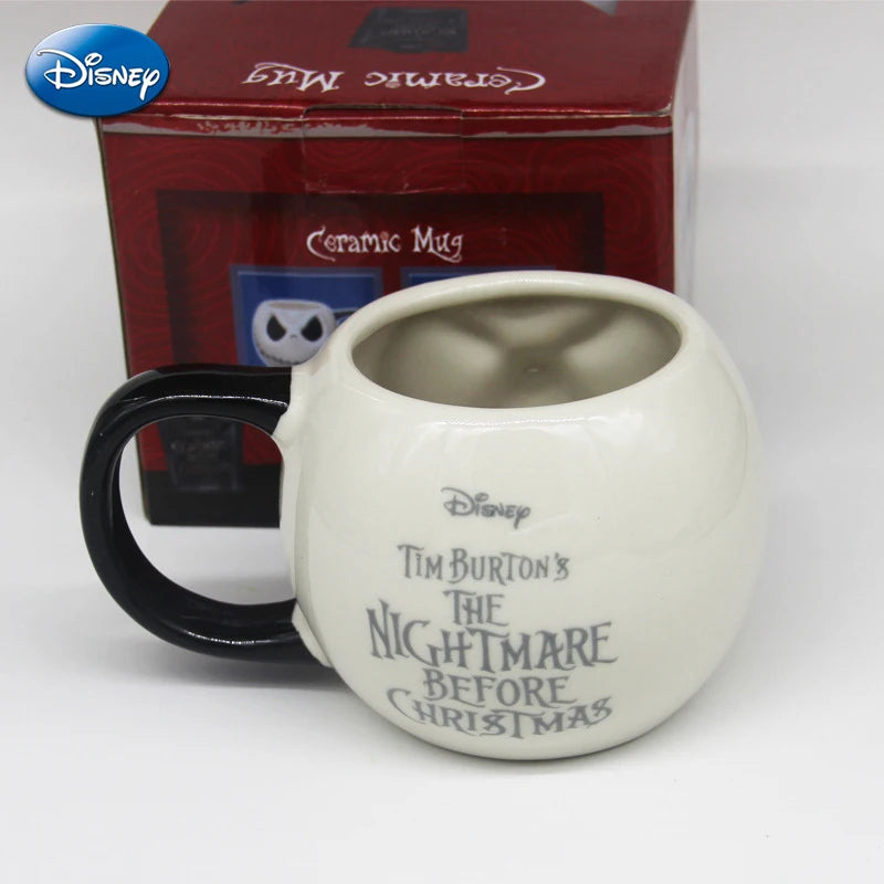 Disney The Nightmare Before Christmas Ceramic Mugs Cartoon Figure Jack Skellington Men Women Creative Coffee Mugs Kids Water Cup Forease