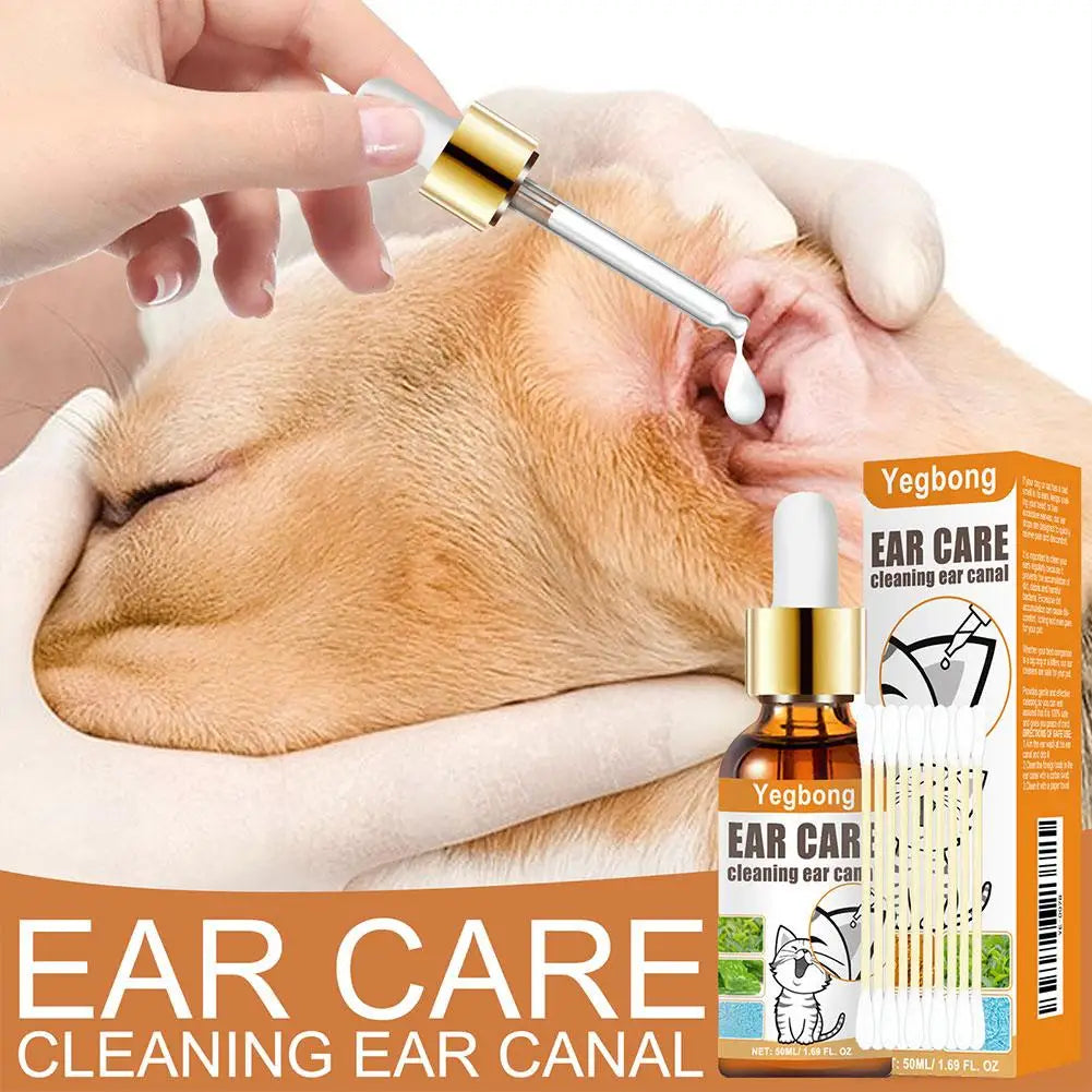 50ml Gentle Non-irritating Pet Ear Cleaner For Cats And Dogs Pet Cleaning Care Products, Ear Cleaner Z3b1 Forease