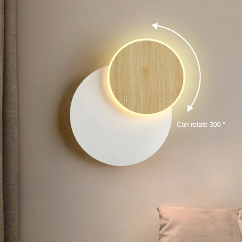 Modern Minimalism Nordic wall Lamp rotatable for Bedroom Bedside Dining Room Stair Corridor Indoor Wall Scorce Lighting Fixtures Forease