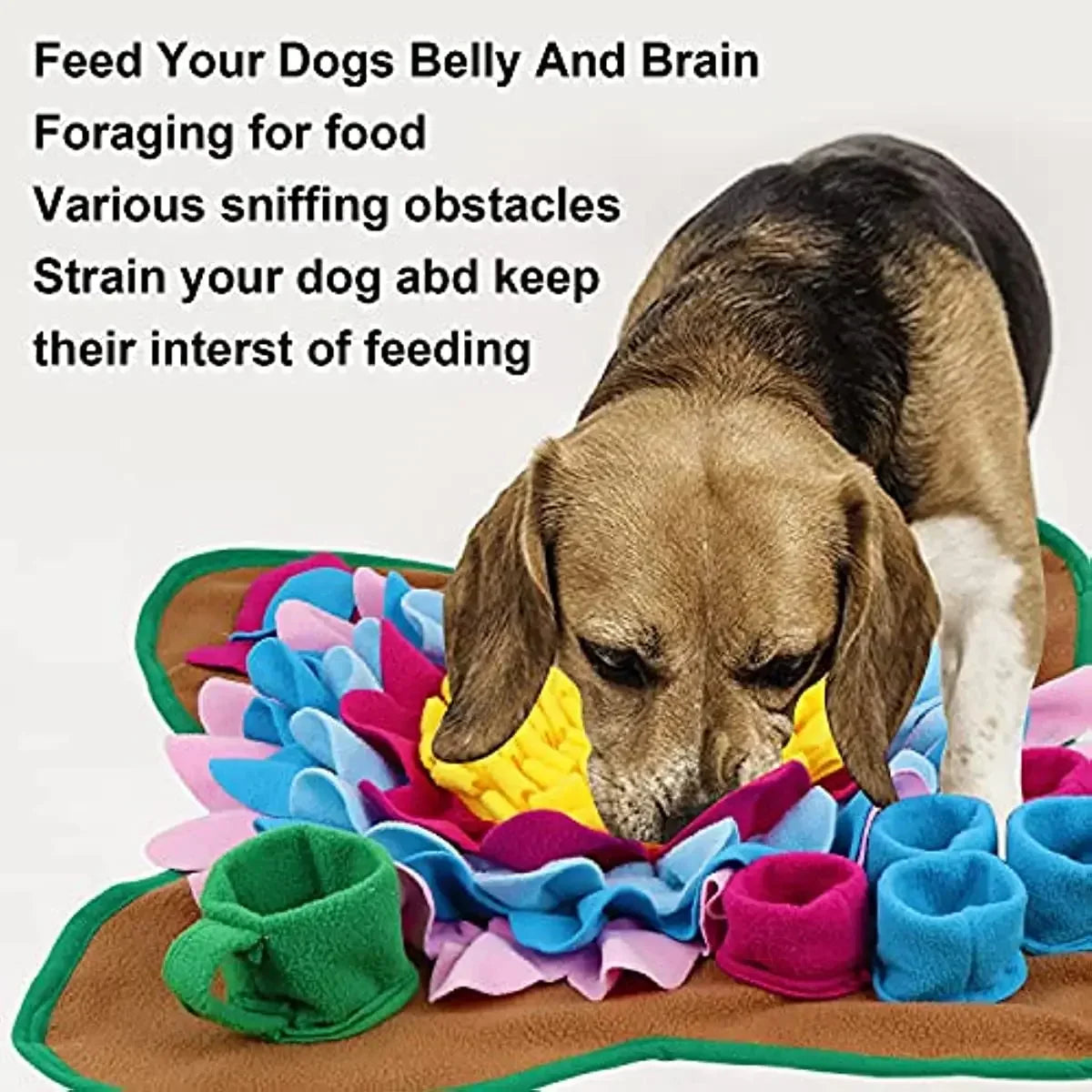 Dogs Snuffle Mat Pet Leak Food Anti Choking Mat Cat Dog Training Blanket Nose Work Toy Pet Slowing Feeding Intelligence Mat Toys Forease