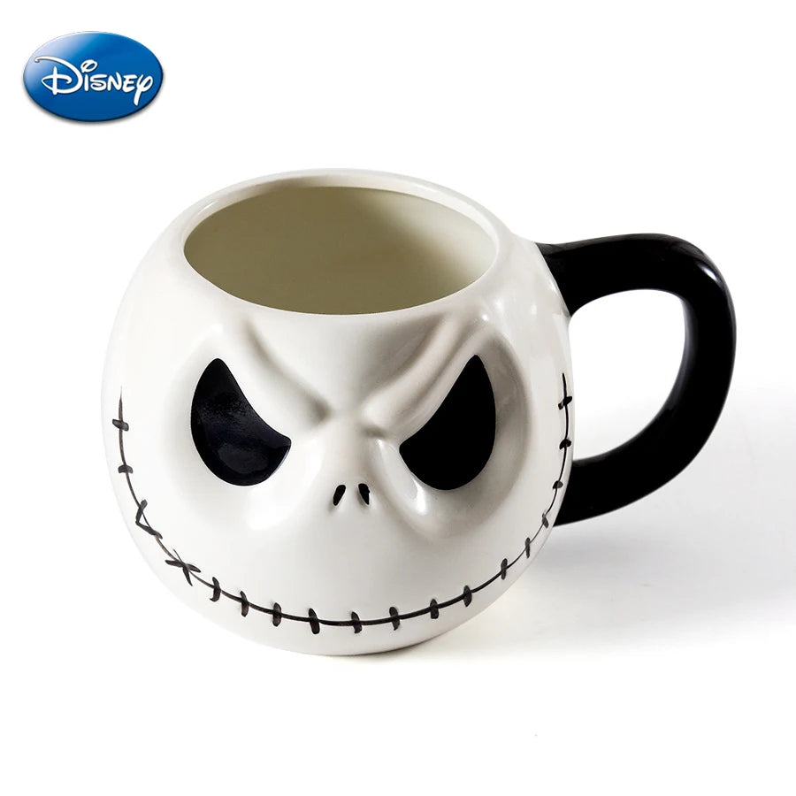 Disney The Nightmare Before Christmas Ceramic Mugs Cartoon Figure Jack Skellington Men Women Creative Coffee Mugs Kids Water Cup Forease