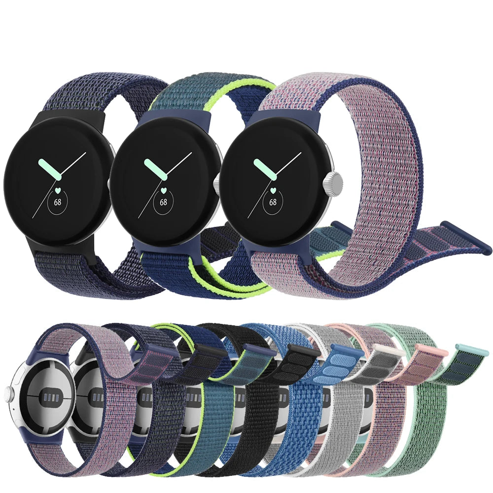 Nylon Band For Google Pixel Watch Strap Watchband Breathable Wristband For Google Pixel Watch Strap Smart Watch Band Bracelet Forease