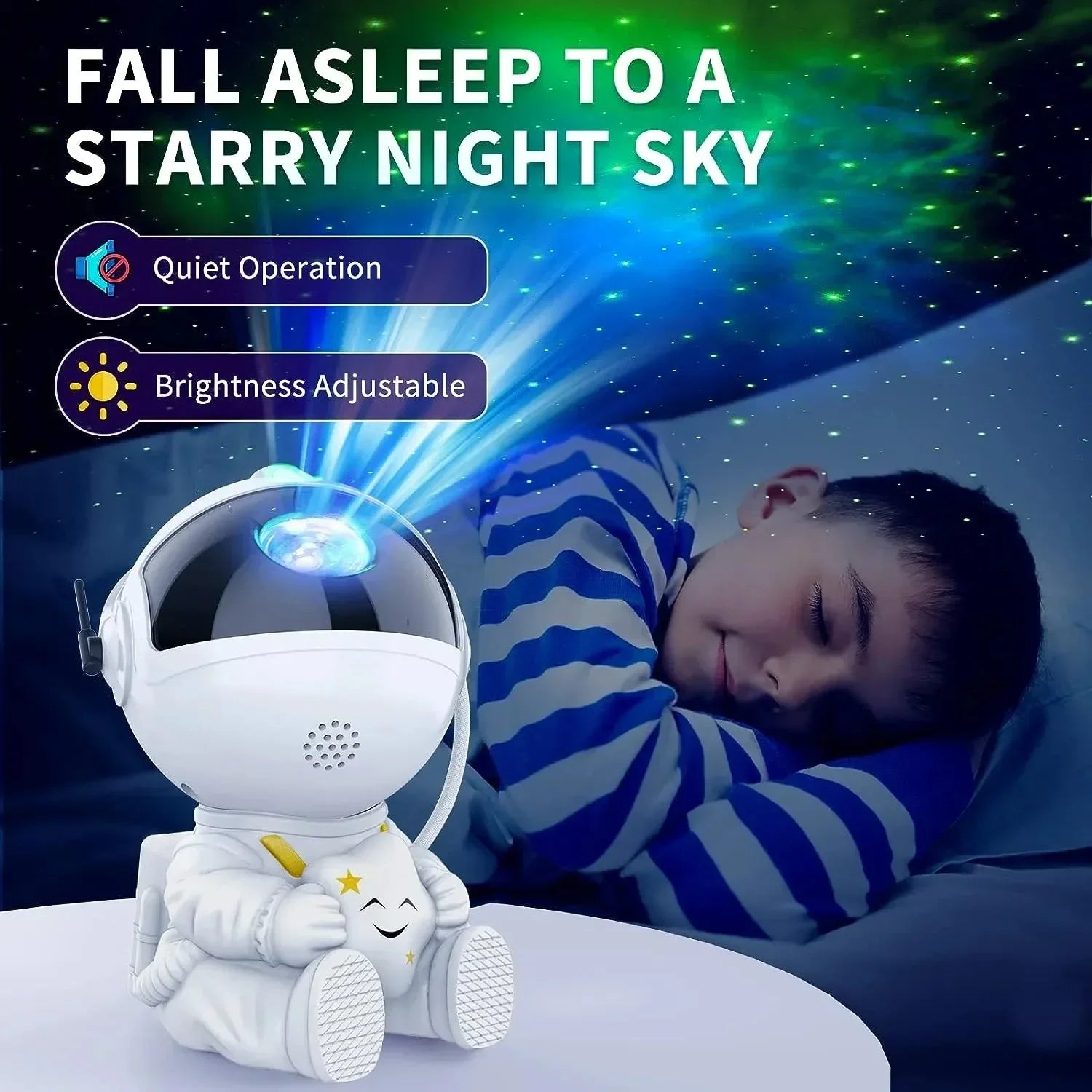 Star Projector Galaxy Night Light Astronaut Space Projector Starry Nebula Ceiling LED Lamp for Bedroom Home Decorative kids gift Forease