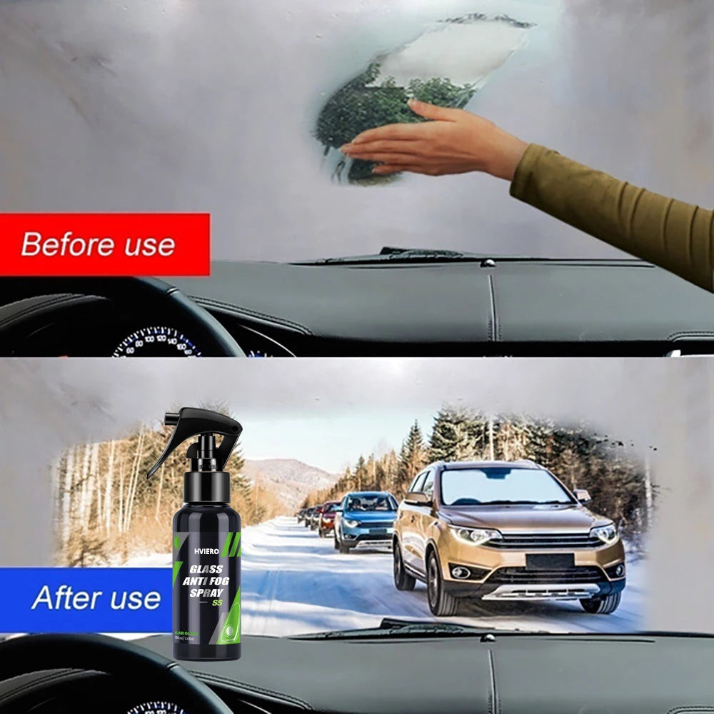 50-300ml Auto Part Windshield Durable Spray Improve Driving Vision Cleaning Maintenance Glass Anti-fogging Agent Water Repellent Forease