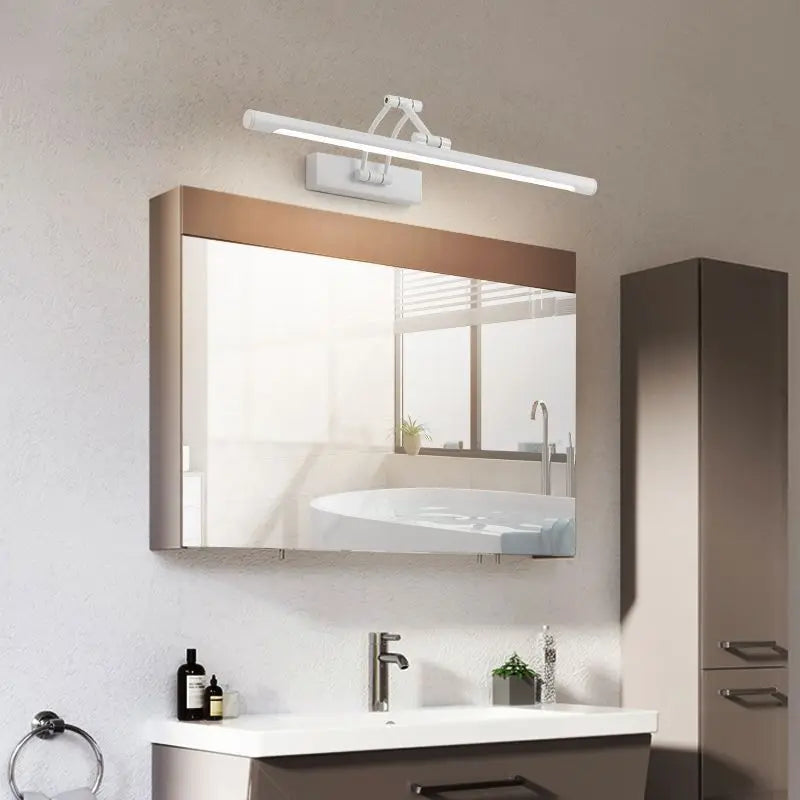 QUASHION Bathroom Mirror Wall Lamp LED Metal Foldable Cabinet Sconce Lighting Fixture Nordic Simple Modern Dressing Table Lustre Forease