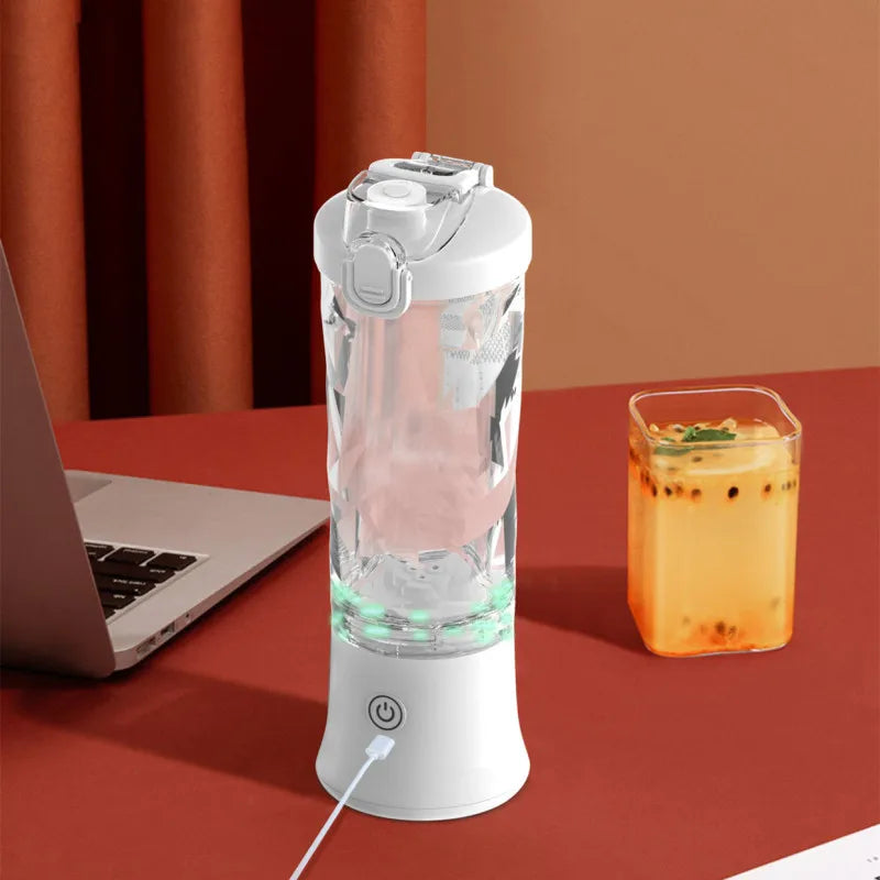 Portable USB Rechargeable Personal Blender Juicer with 6 Blades for Smoothies Shakes Baby Food in Office Home Gym Sports Travel Forease