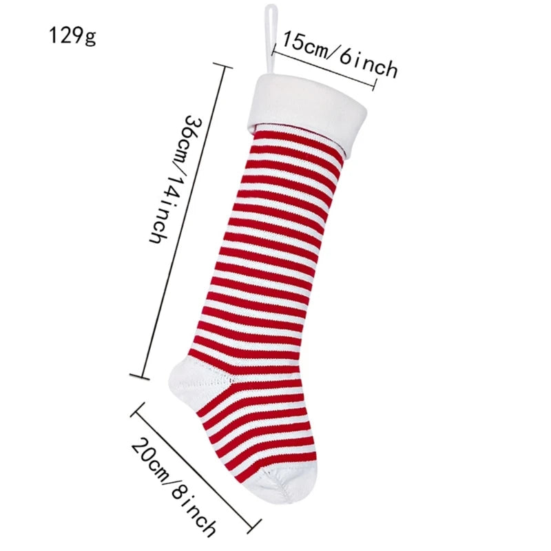 Y1UB Christmas Wool Socks Seasonal Winter Wear Plush Comfortable Socks for Footwear Forease