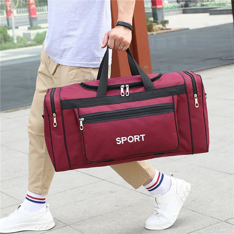 Oxford Travel Bag Handbags Large Capacity Carry On Luggage Bags Men Women Shoulder Outdoor Tote Weekend Waterproof Bag Forease