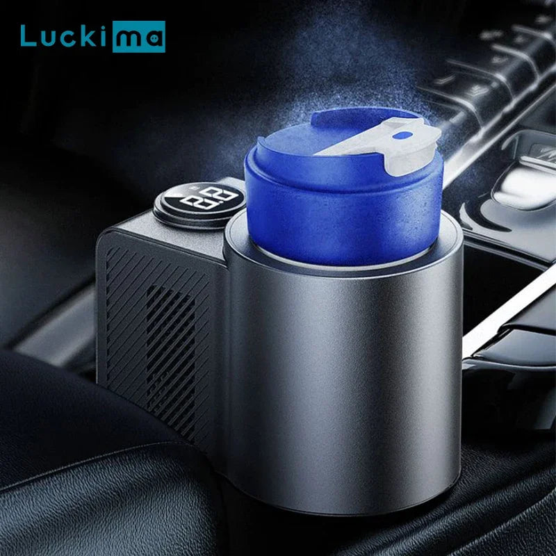 2-in-1 Electric Cooling Heating Cup Beverage Coffee Mug Warmer Cooler Mini Smart Car Refrigerator for Milk Drinks Thermos Cup Forease