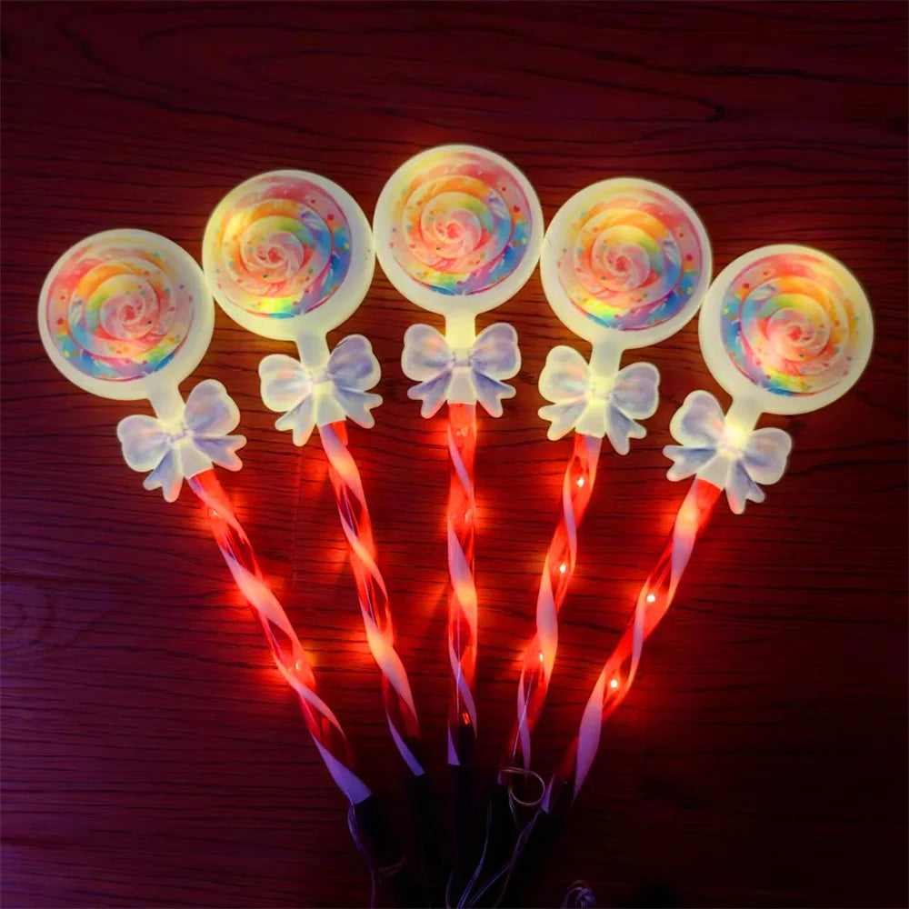 5pcs Lawn Light Outdoor LED Garden Decoration Waterproof Solar Lights Christmas Lollipop Pathway Marker Lights String Lights 526 Forease