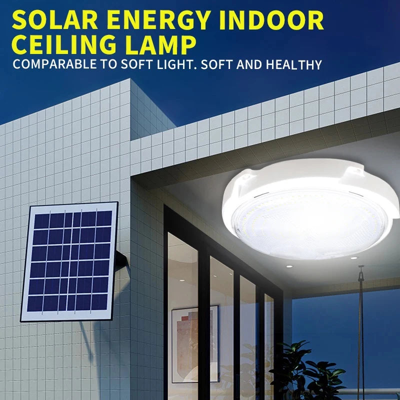 Energy Saving Indoor Solar Ceiling light waterproof Outdoor Garden pandent light With Line Corridor light for Decor lighting Forease