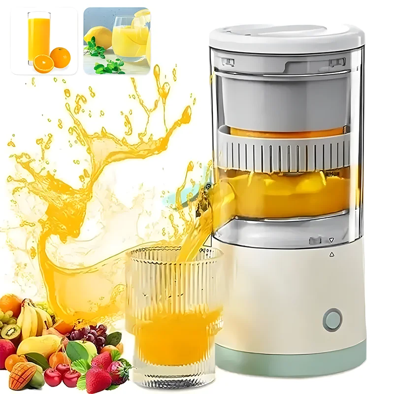 Multi-Function Portable Electric Juicer USB Rechargeable Lemon Juice Home Use Juice Residue Separation Spiral Juicer Cup Forease