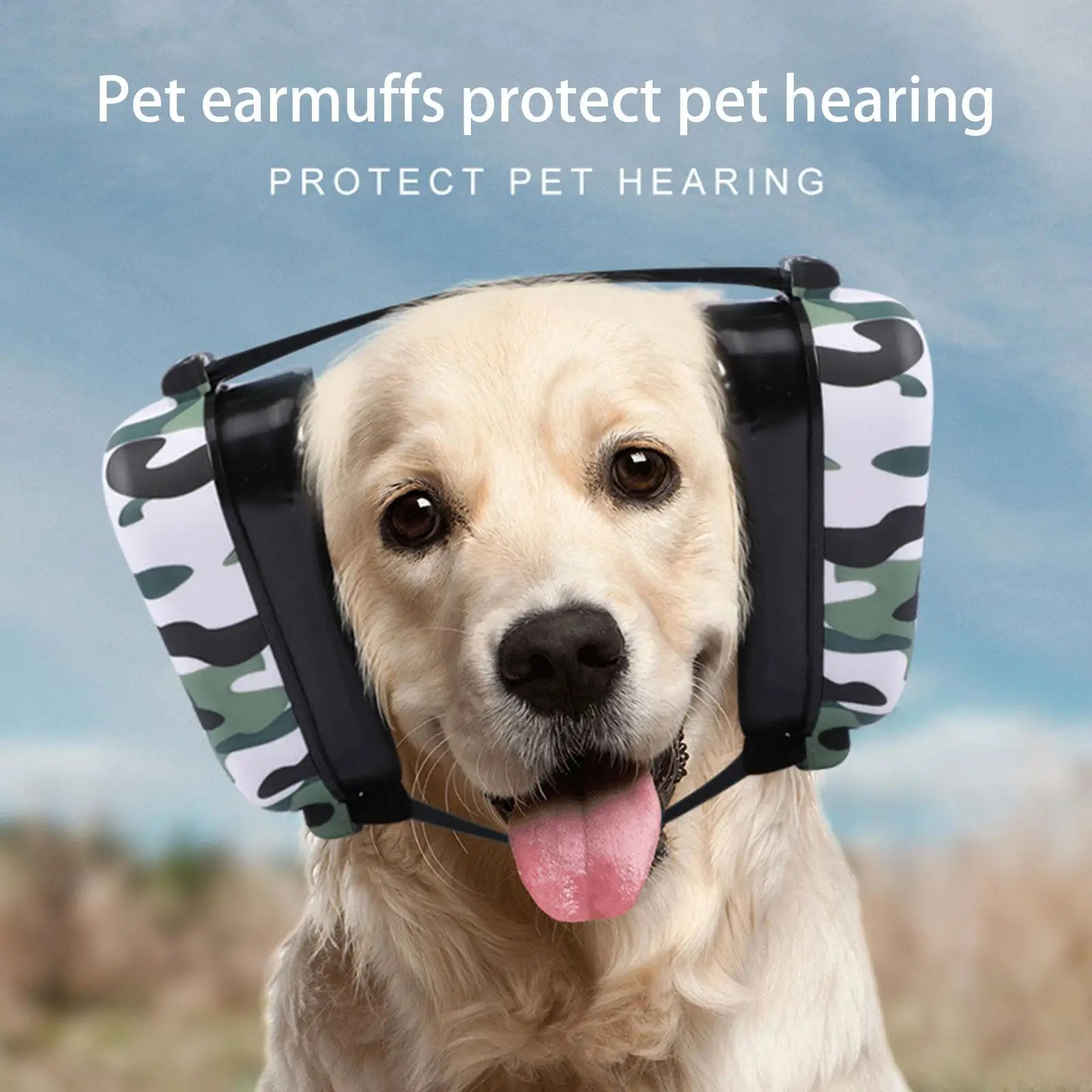 High quality Pet Earmuff Head-worn Hearing Protection Anti-noise Dogs Supplies Earmuffs Multifunction Pet Noise Reduction Cover Forease