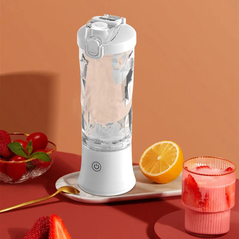 Portable USB Rechargeable Personal Blender Juicer with 6 Blades for Smoothies Shakes Baby Food in Office Home Gym Sports Travel Forease