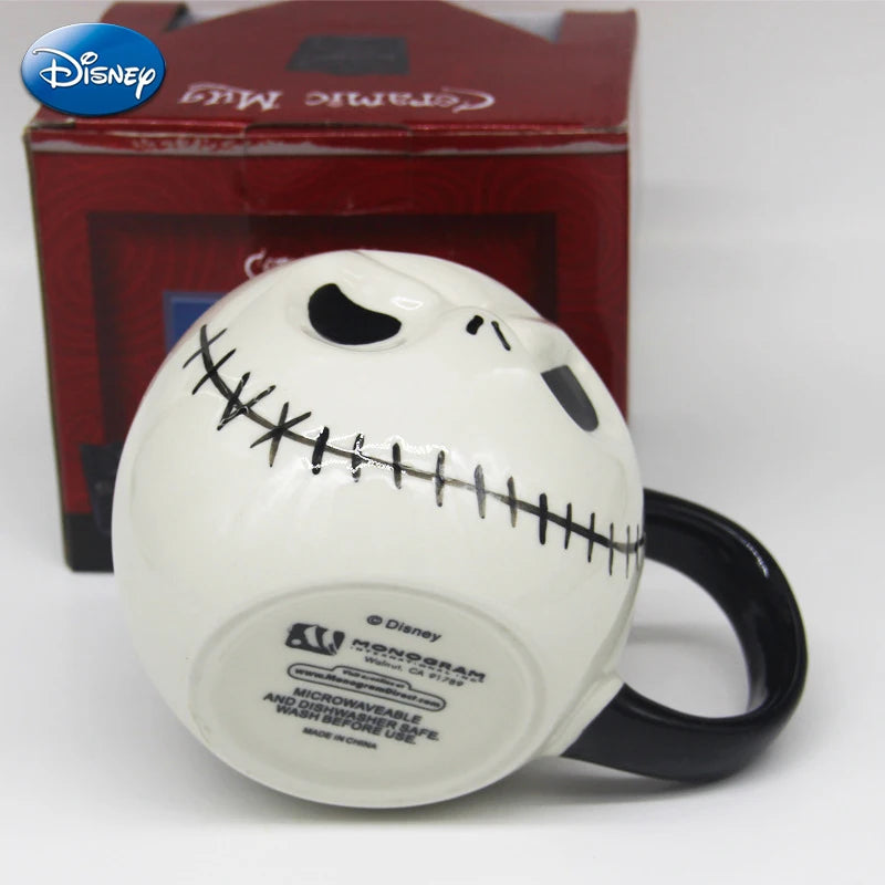 Disney The Nightmare Before Christmas Ceramic Mugs Cartoon Figure Jack Skellington Men Women Creative Coffee Mugs Kids Water Cup Forease