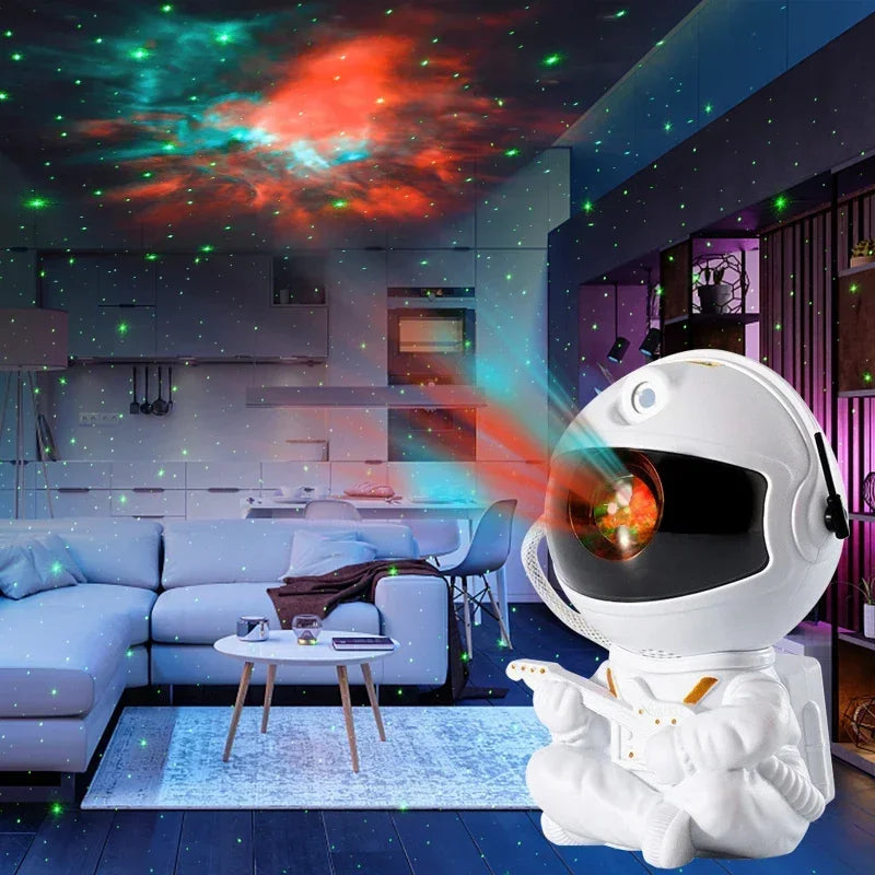 Star Projector Galaxy Night Light Astronaut Space Projector Starry Nebula Ceiling LED Lamp for Bedroom Home Decorative kids gift Forease