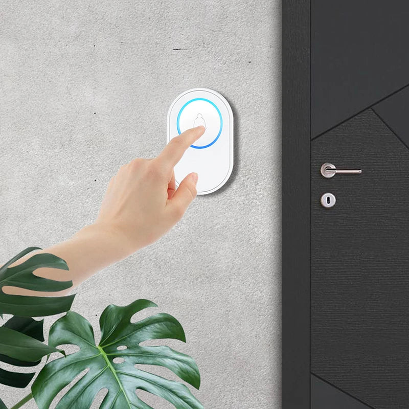 Intelligent Tuya APP Wireless WIFI Doorbell Home Alarm Welcome Doorbell Waterproof  Remote Smart Door Bell Chime EU UK US Plug Forease