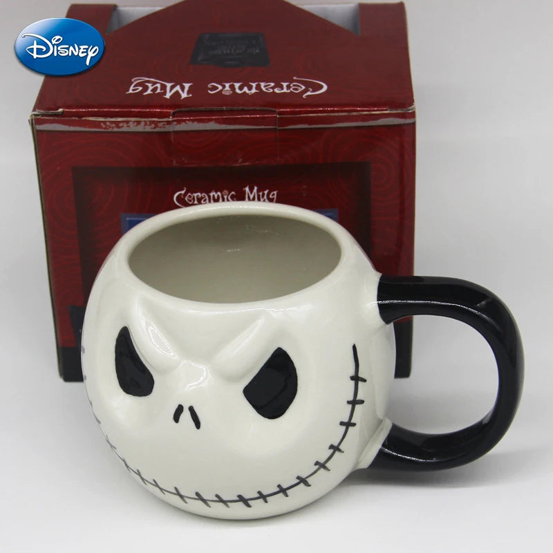 Disney The Nightmare Before Christmas Ceramic Mugs Cartoon Figure Jack Skellington Men Women Creative Coffee Mugs Kids Water Cup Forease