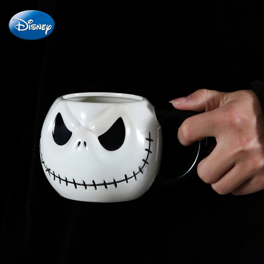 Disney The Nightmare Before Christmas Ceramic Mugs Cartoon Figure Jack Skellington Men Women Creative Coffee Mugs Kids Water Cup Forease