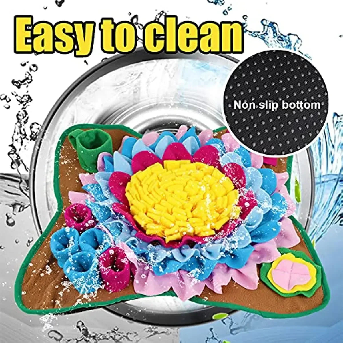 Dogs Snuffle Mat Pet Leak Food Anti Choking Mat Cat Dog Training Blanket Nose Work Toy Pet Slowing Feeding Intelligence Mat Toys Forease