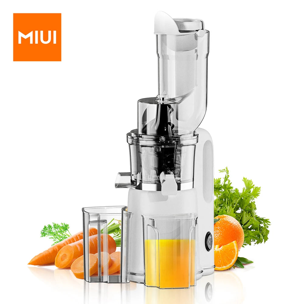 Cold-Press Juice Extractor Large Inlet Slow Juicer Kitchen Household Fruit/Vegetable Blender FFX Filter Easy to Clean PRO Forease