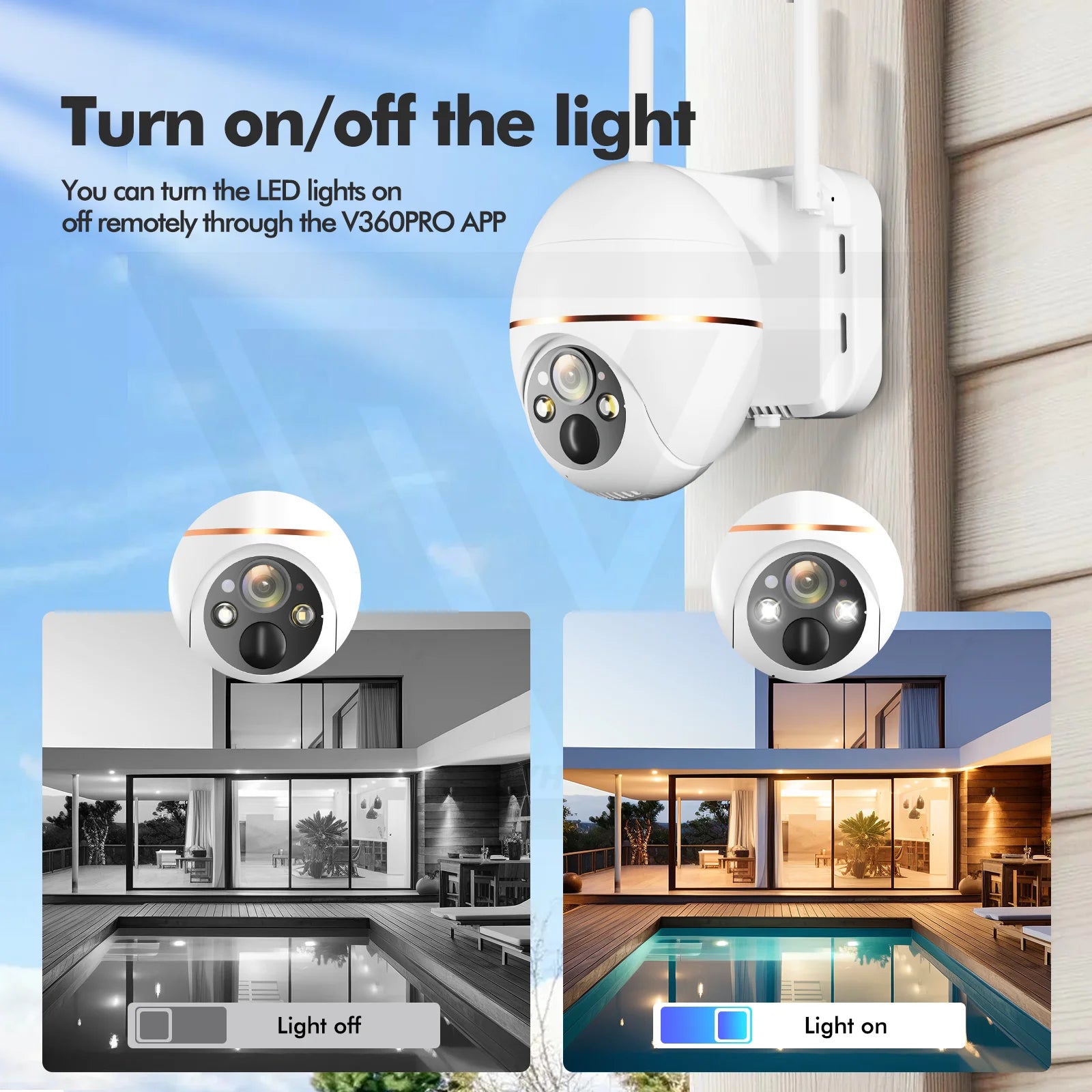 5MP Solar WIFI IP Camera 8000mAh Battery PTZ Surveillance Cameras Wireless PIR Human Tracking CCTV Outdoor HD Waterproof 5X Zoom Forease