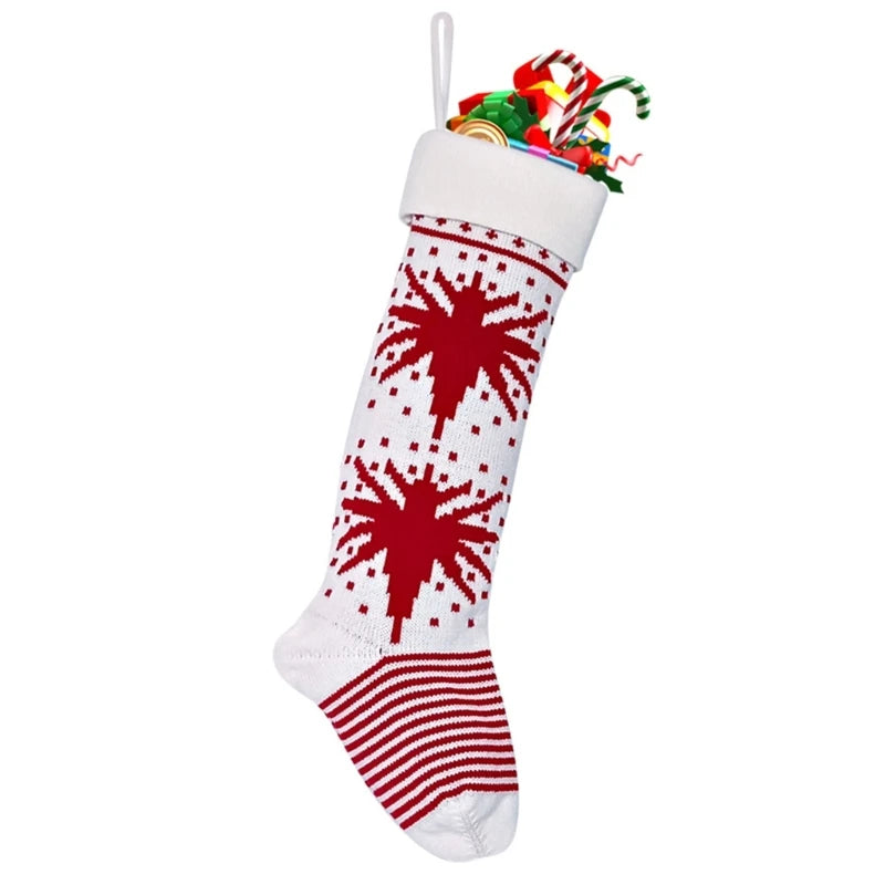 Y1UB Christmas Wool Socks Seasonal Winter Wear Plush Comfortable Socks for Footwear Forease