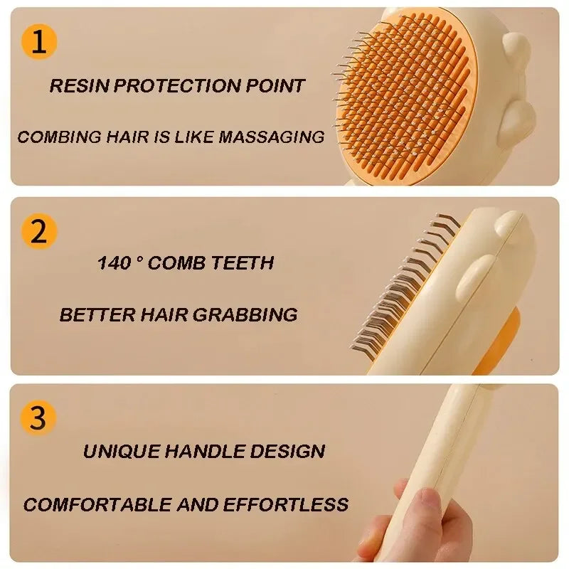 Cats Comb Accessories for Cats Products Pet Grooming Pin Brush Magic Massage Comb Things for Dogs Cats Hair Care Supplies Forease