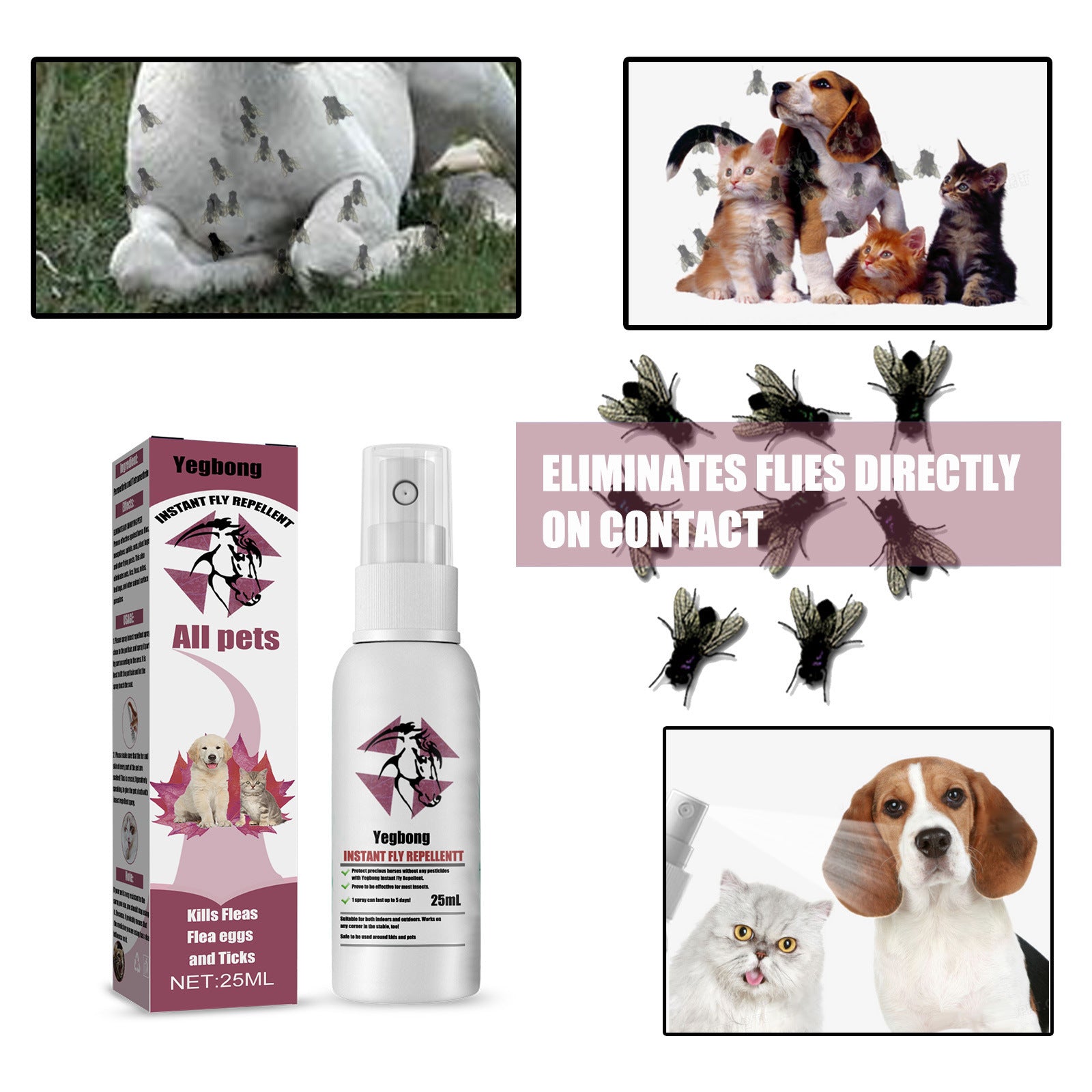 Pet Insect Repellent And Antiitching Spray Forease